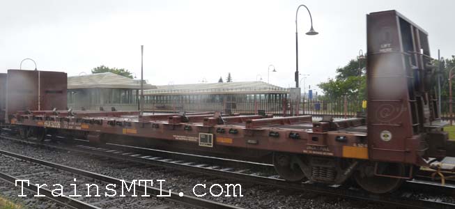 Bulkhead flat car / wagon plat  cloison